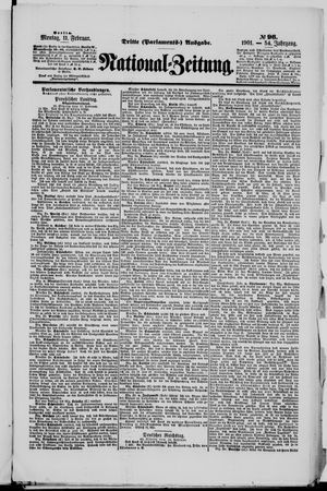 National-Zeitung vom 11.02.1901