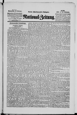 Nationalzeitung vom 16.02.1901