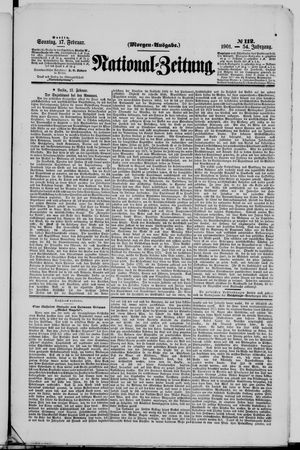 National-Zeitung vom 17.02.1901