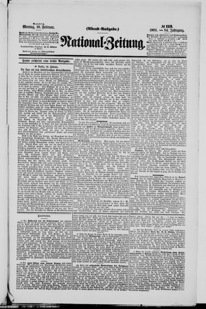 Nationalzeitung vom 18.02.1901