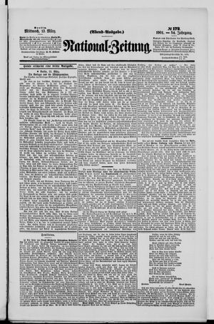 Nationalzeitung vom 13.03.1901