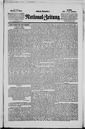 Nationalzeitung vom 18.03.1901