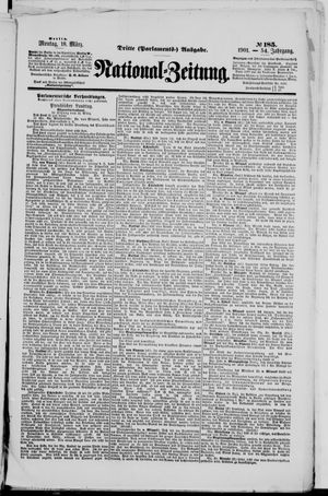 Nationalzeitung vom 18.03.1901