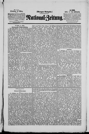 Nationalzeitung vom 19.03.1901