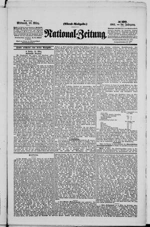 Nationalzeitung vom 20.03.1901