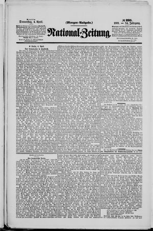 Nationalzeitung vom 04.04.1901