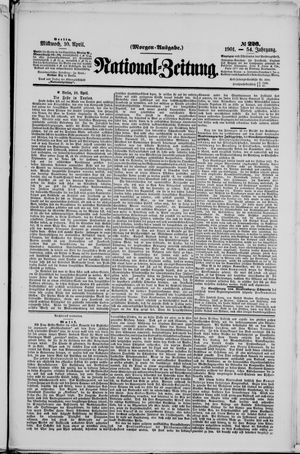 Nationalzeitung vom 10.04.1901