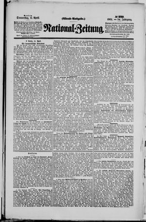 Nationalzeitung vom 11.04.1901