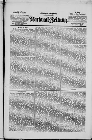 Nationalzeitung vom 14.04.1901