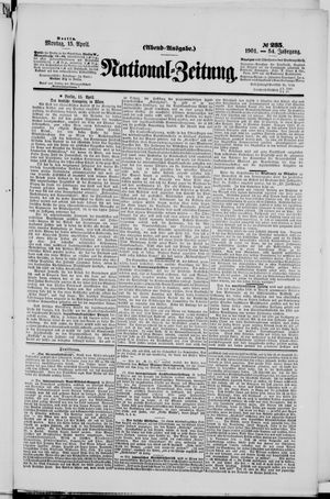 Nationalzeitung vom 15.04.1901
