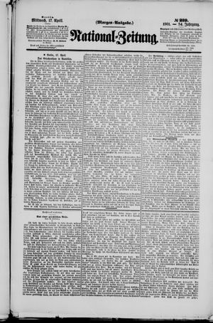 Nationalzeitung vom 17.04.1901
