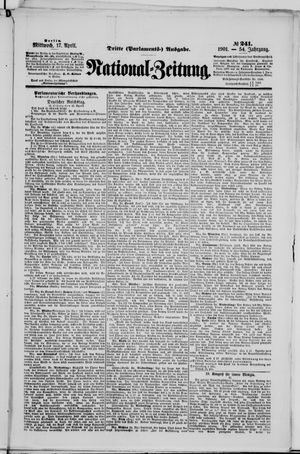 Nationalzeitung vom 17.04.1901