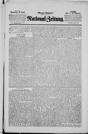 Nationalzeitung vom 20.04.1901