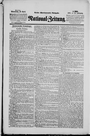 Nationalzeitung on Apr 20, 1901