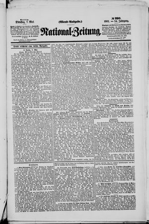 Nationalzeitung vom 07.05.1901