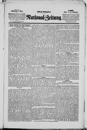 Nationalzeitung vom 08.05.1901