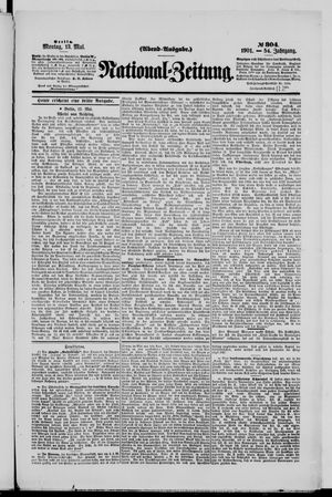 Nationalzeitung vom 13.05.1901