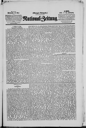 Nationalzeitung vom 15.05.1901