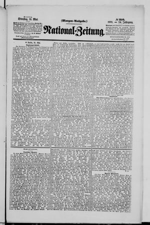 Nationalzeitung vom 21.05.1901