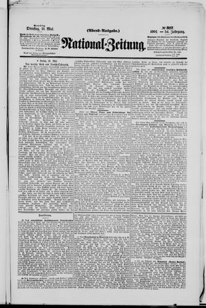 Nationalzeitung vom 21.05.1901