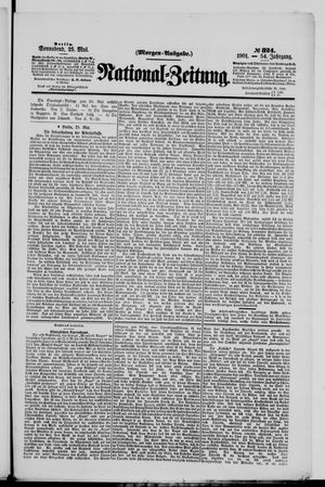 National-Zeitung vom 25.05.1901