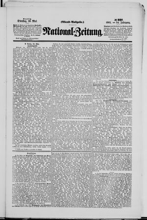 Nationalzeitung vom 28.05.1901