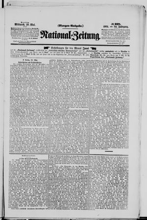 Nationalzeitung vom 29.05.1901