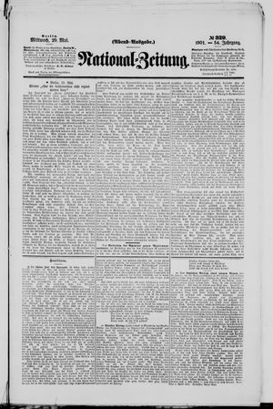 Nationalzeitung vom 29.05.1901