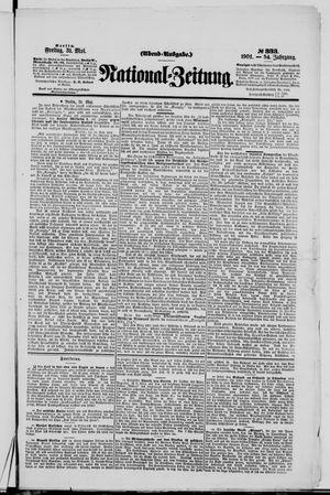 Nationalzeitung vom 31.05.1901