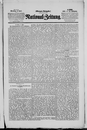 Nationalzeitung vom 02.06.1901