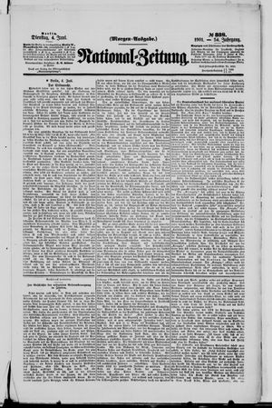 Nationalzeitung vom 04.06.1901