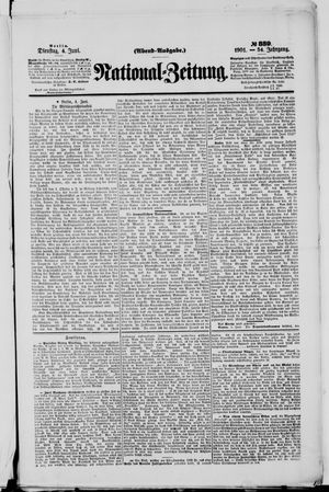 Nationalzeitung vom 04.06.1901