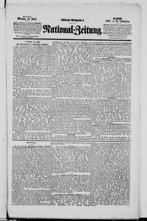 National-Zeitung vom 10.06.1901