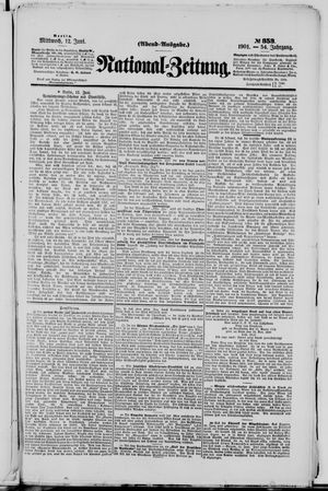 Nationalzeitung vom 12.06.1901