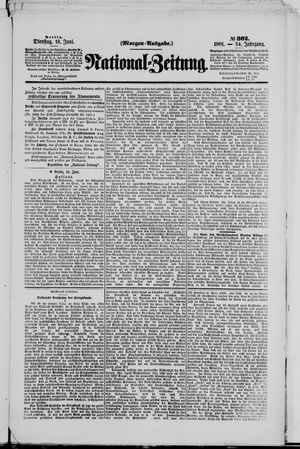 Nationalzeitung vom 18.06.1901