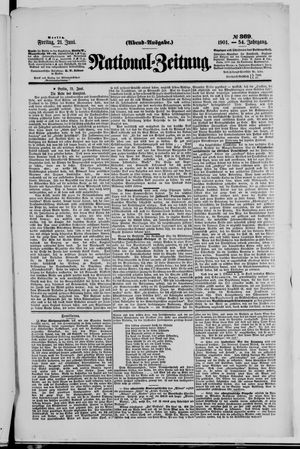 Nationalzeitung vom 21.06.1901