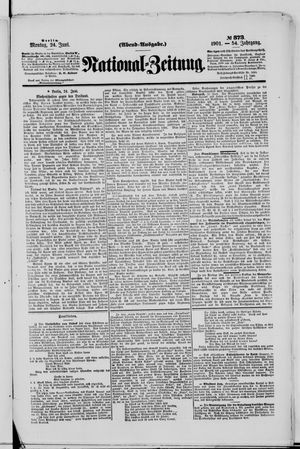 National-Zeitung vom 24.06.1901