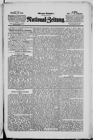 Nationalzeitung vom 25.06.1901