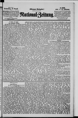 National-Zeitung vom 29.08.1901