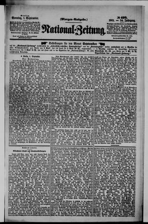 National-Zeitung vom 01.09.1901