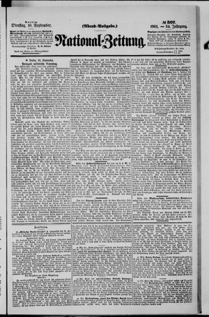 National-Zeitung vom 10.09.1901