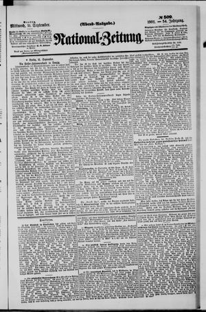 National-Zeitung vom 11.09.1901