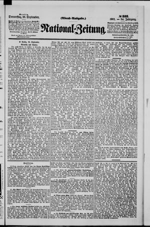 National-Zeitung vom 26.09.1901