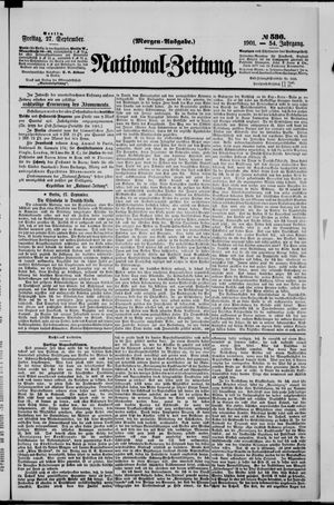 National-Zeitung vom 27.09.1901