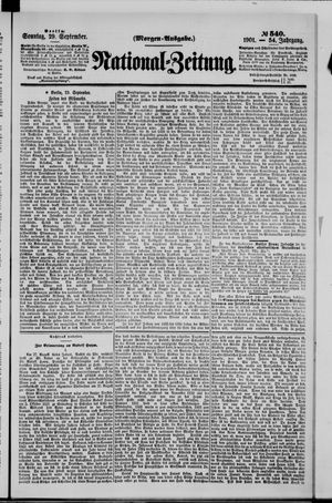 National-Zeitung vom 29.09.1901