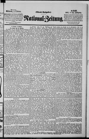 National-Zeitung vom 02.10.1901