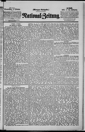National-Zeitung vom 03.10.1901