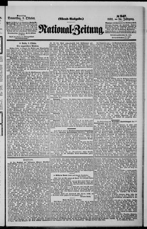 National-Zeitung vom 03.10.1901