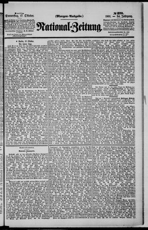 National-Zeitung vom 17.10.1901