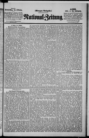 National-Zeitung vom 24.10.1901